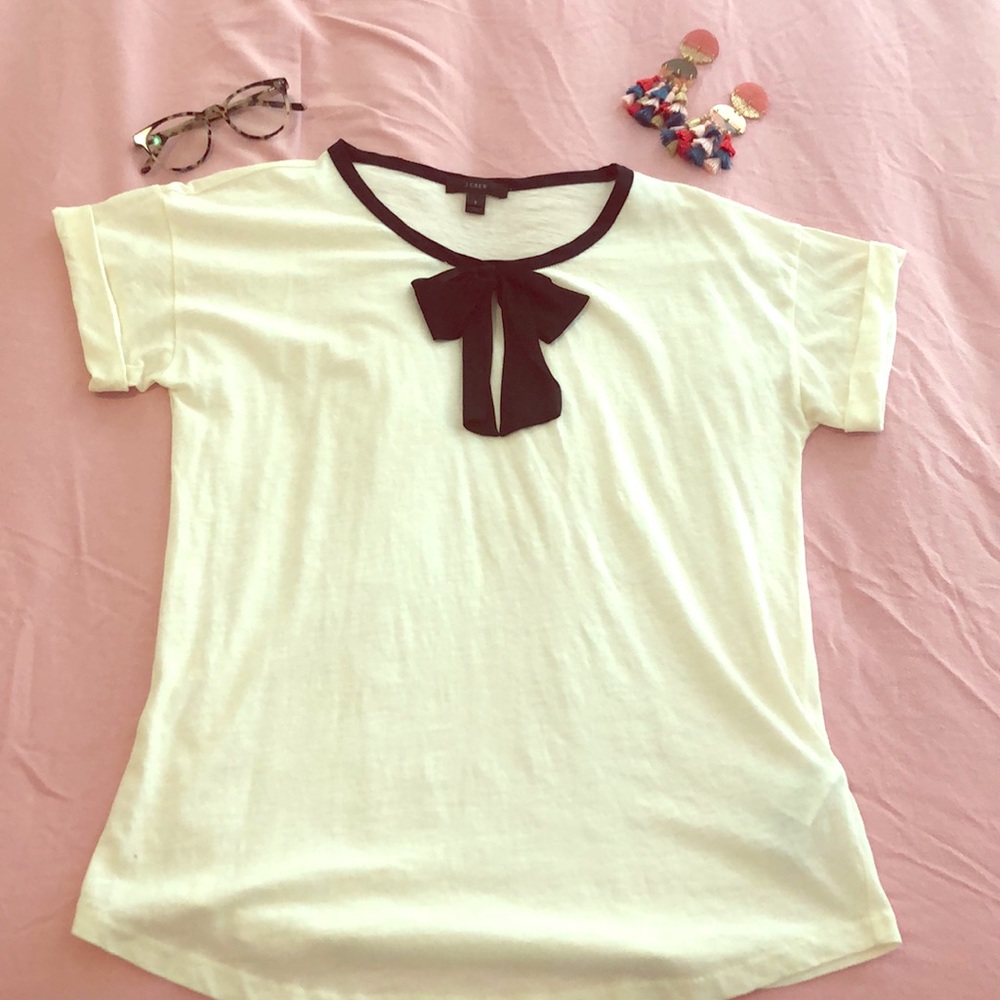 J. Crew Bow T-Shirt